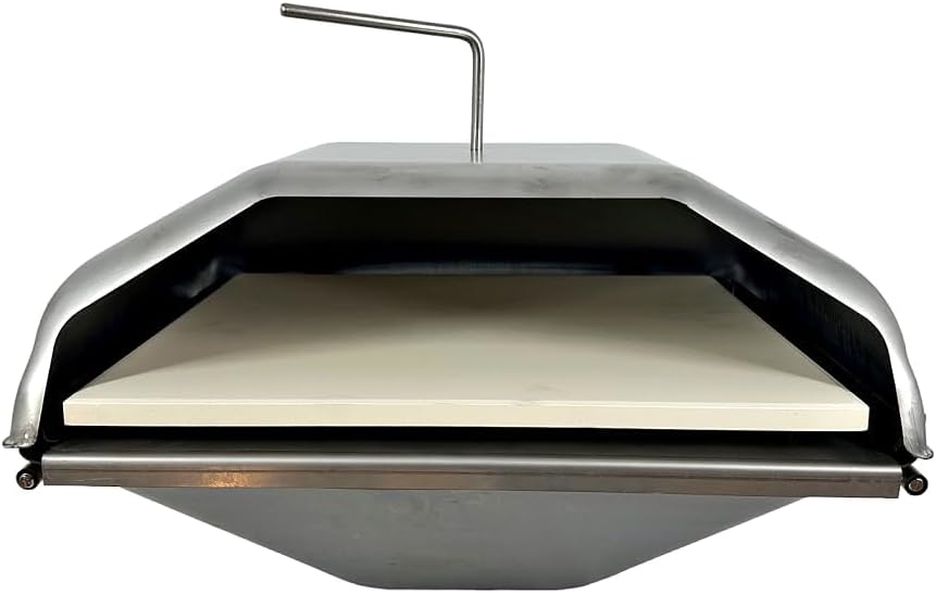 Pellet Grill Pizza Oven Attachment for Wood-Fired Cooking, Fits Traeger, GMG, Pit Boss, Camp Chef, Rec-Tec, Converts Grill...