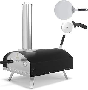 Stoke 16 Inch Outdoor Pizza Oven – Portable Outdoor Pizza Maker for Backyard, Camping, or