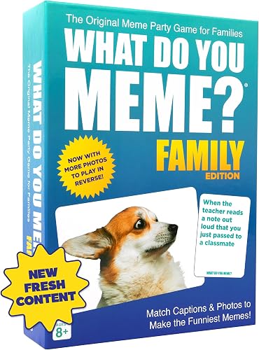 WHAT DO YOU MEME? Family Edition by Relatable, Now with Refreshed Cont — Our recommended configuration for best results